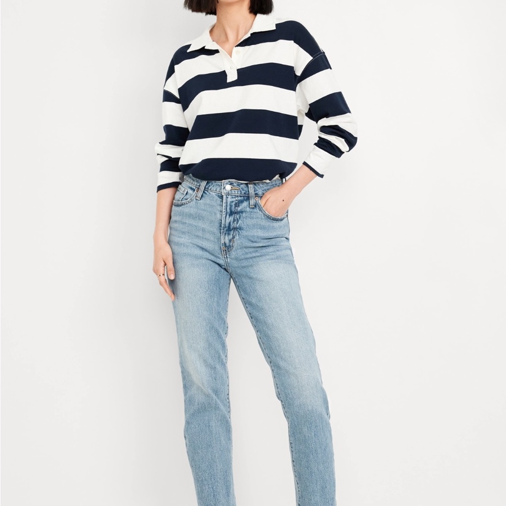 Old Navy Light Blue Straight Leg Jeans